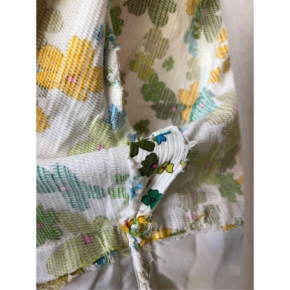 1970s Flower Power Maxi Dress Day Glo - Picture 10 of 12